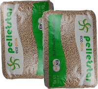 Palete pellets Din Pellets 65 sacos 15kg combustible calefaccion energia renovable sostenible eficiente