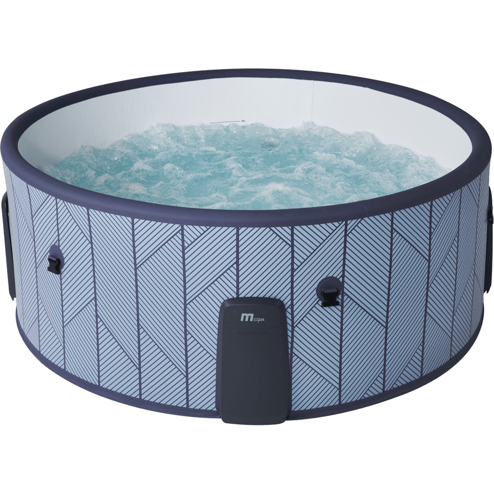 MSPA spa semirrigido Tidal circular 4-6 personas duradero burbuja masaje agua relajante exterior